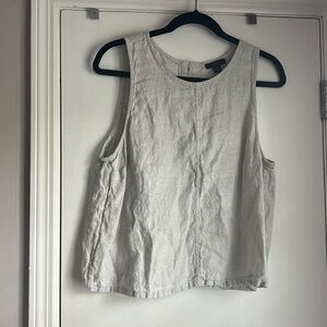 J.Crew Linen Sleeveless Top